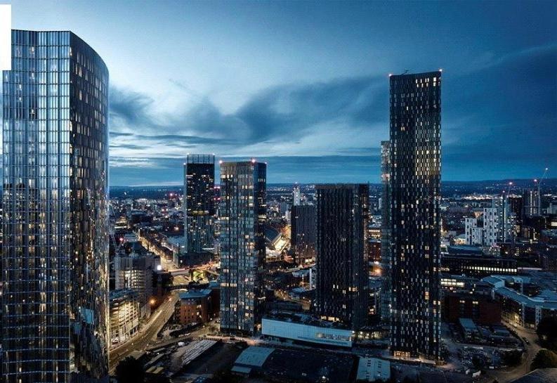 Luxury 2 Bedroom Apartment Manchester City Centre Bagian luar foto